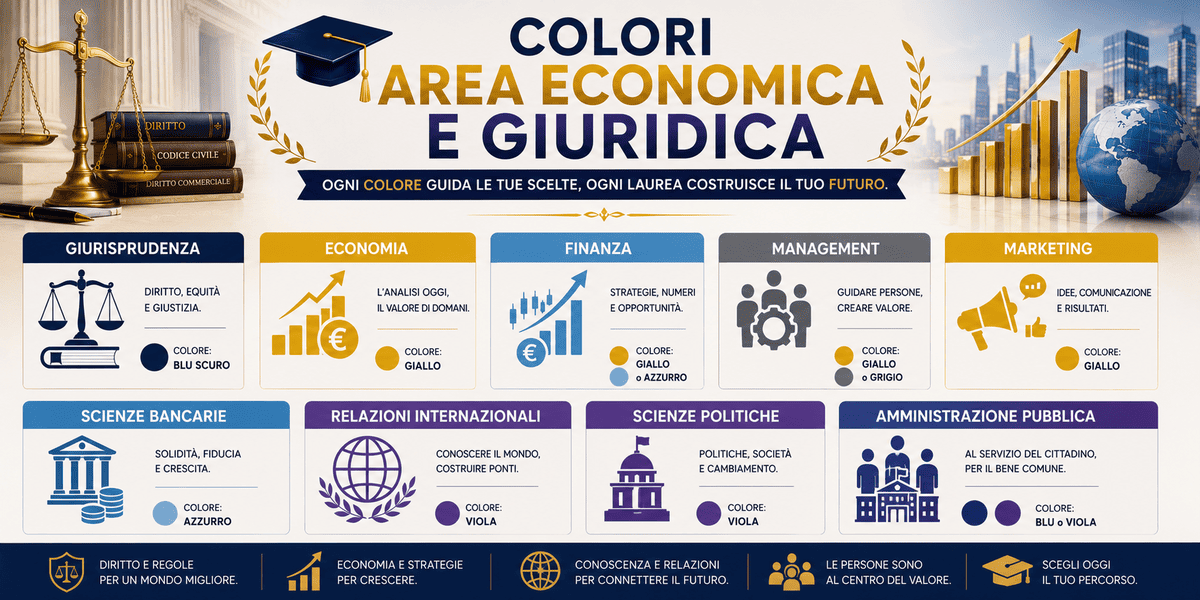 Colori facoltà economiche giuridiche